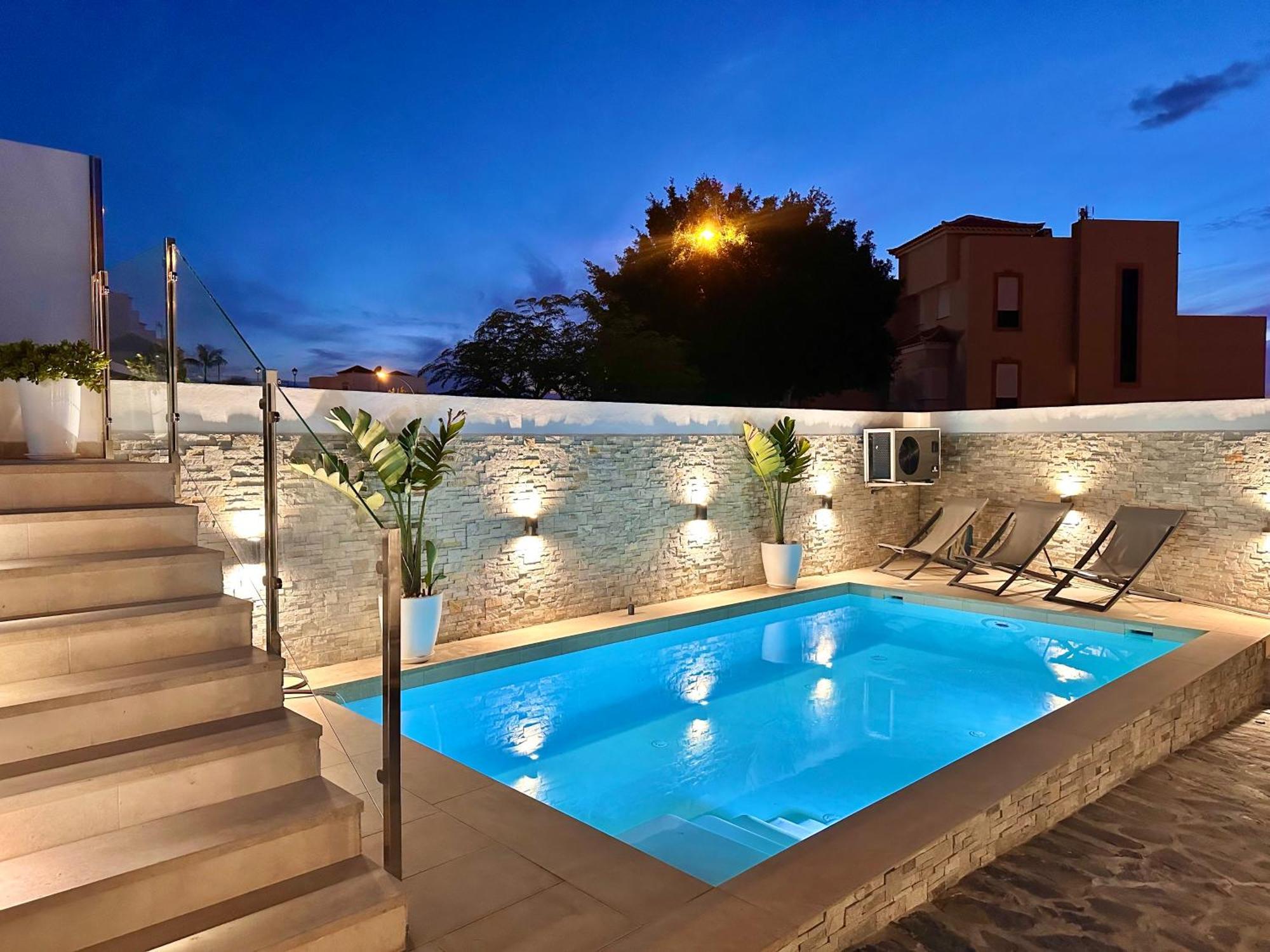 Luxury House Atlantico Private Heated Pool Apartment Costa Adeje  Ngoại thất bức ảnh